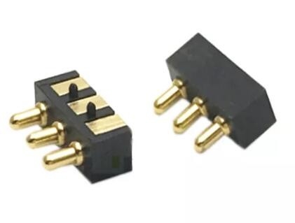 2.54mm মহিলা POGO পিন সংযোগকারী 3 পিন 2.5mm পিচ SMT পুরুষ 1A