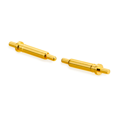 2.54mm স্প্রিং লোড POGO পিন 5V 2A গোল্ড Plated 4 পিন চৌম্বকীয় Pogo পিন সংযোগকারী
