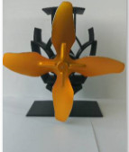 OEM ওডিএম তাপ চালিত চুলা ফ্যান 0.01mm Alu ABS হোম অ্যাপ্লিকেশন